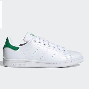 Adidas Sam Smith, white and green - size 8.5